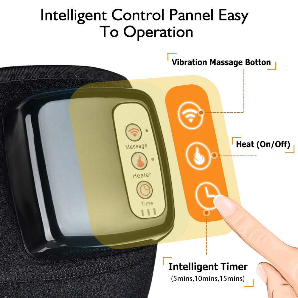 Electric Infrared Knee & Elbow Massager with Vibration Therapy
