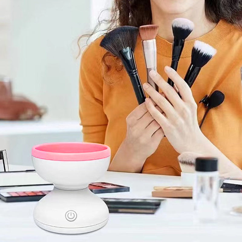 Portable USB Electric Makeup Brush Cleaner – Automatic Cleaning Machine